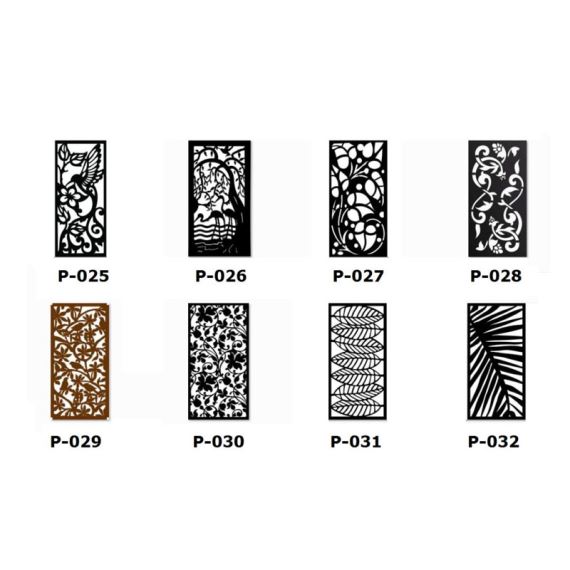 Panel de chapa con diseño 1000x2000