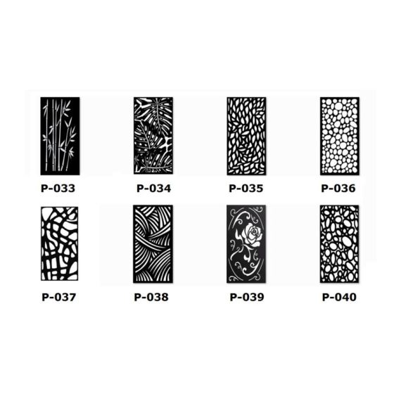 Panel de chapa con diseño 1000x2000